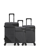 3er-Pack Hartschalenkoffer: Mittelgroßer Koffer, Handgepäck und Handgepäck XS WOHLEN