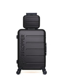 SWISS KOPPER - 2er-Pack: Mittelgroßer Koffer und Kosmetikkoffer AIGLE