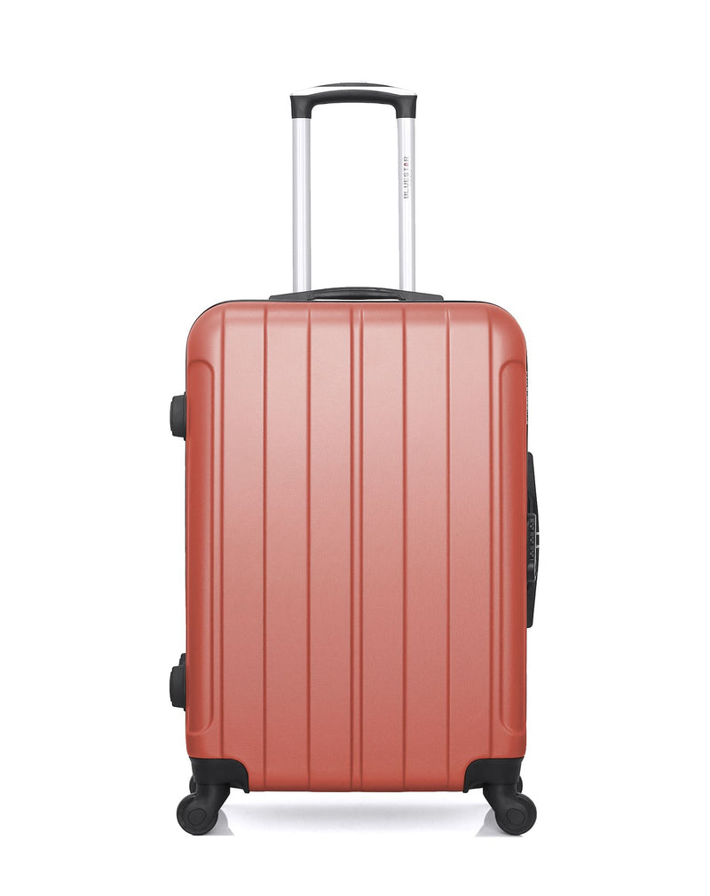 BLUESTAR – 3er-Pack – Mittelgroßer Koffer, Handgepäck und Kosmetikkoffer NAPOLI