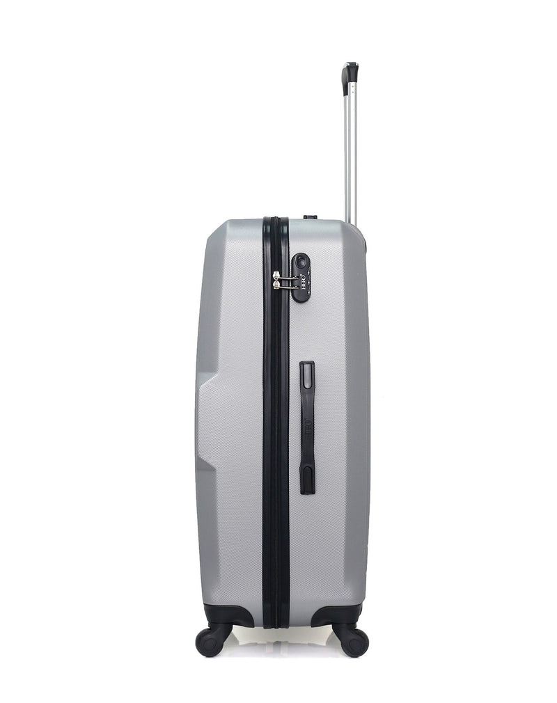 HERO – 4er-Pack – Großer Koffer, mittelgroßer Koffer, Handgepäck und Kosmetikkoffer VESUVIO