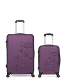 LPB LUGGAGE - 2er-Pack – Großer Koffer und Handgepäck ELEONOR