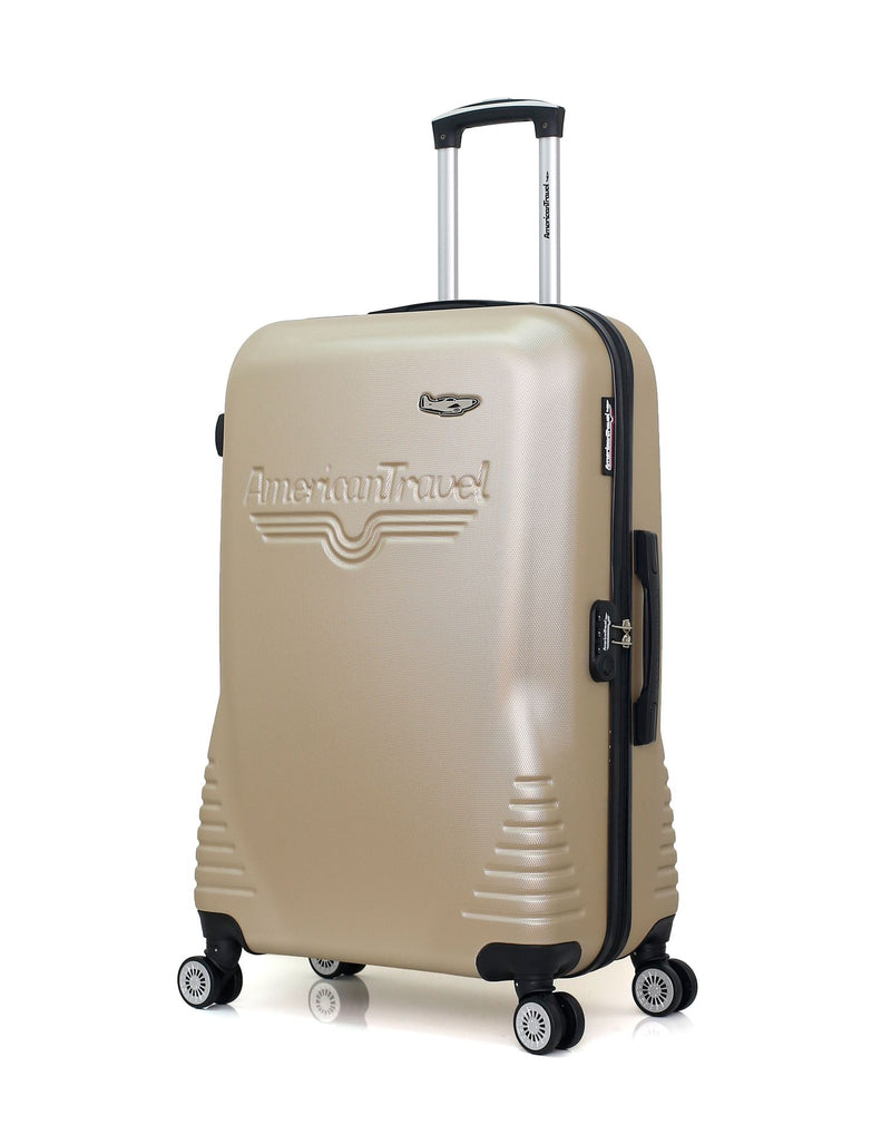 AMERICAN TRAVEL – 3er-Pack – Großer Koffer, mittelgroßer Koffer und Handgepäck DC