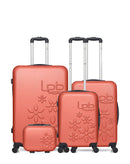 LPB LUGGAGE - 4er-Set: Hartschalenkoffer ELEONOR-C