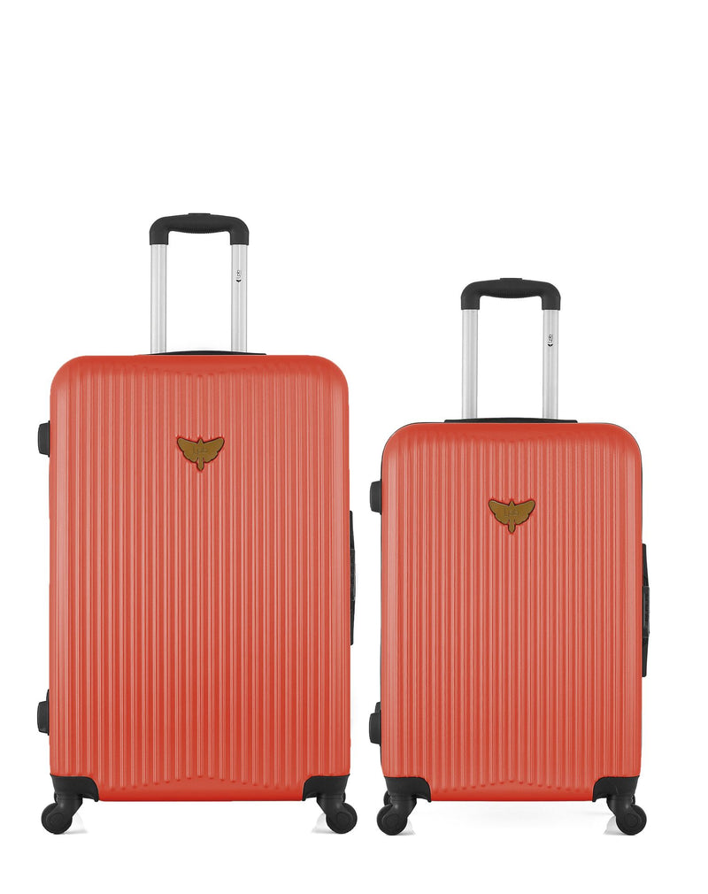 LPB LUGGAGE – 2er-Pack – Großer Koffer und mittelgroßer Koffer AGATA