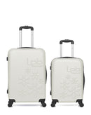 LPB LUGGAGE - 2er-Pack – Mittelgroßer Koffer und Handgepäck ELEONOR