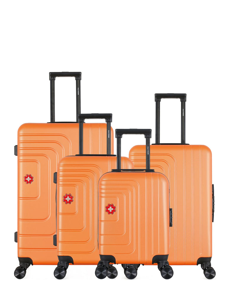 4er-Pack: Großer Koffer, mittelgroßer Koffer, Handgepäck und Handgepäck XXS RUTI