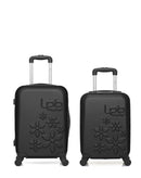 2er-Pack Hartschalenkoffer: Handgepäck und Handgepäck XXS ELEONOR