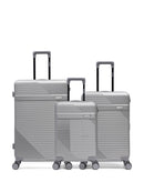 3er-Pack Hartschalenkoffer: Großer Koffer, mittelgroßer Koffer und Handgepäck WOHLEN