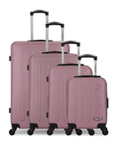 AMERICAN TRAVEL – 4er-Set: Hartschalenkoffer BRONX-M