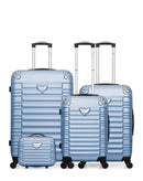 LPB LUGGAGE - 4er-Set: Hartschalenkoffer GIULIA-C