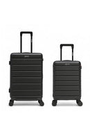 2er-Pack Hartschalenkoffer: Mittelgroßer Koffer und Handgepäck XS LUGANO