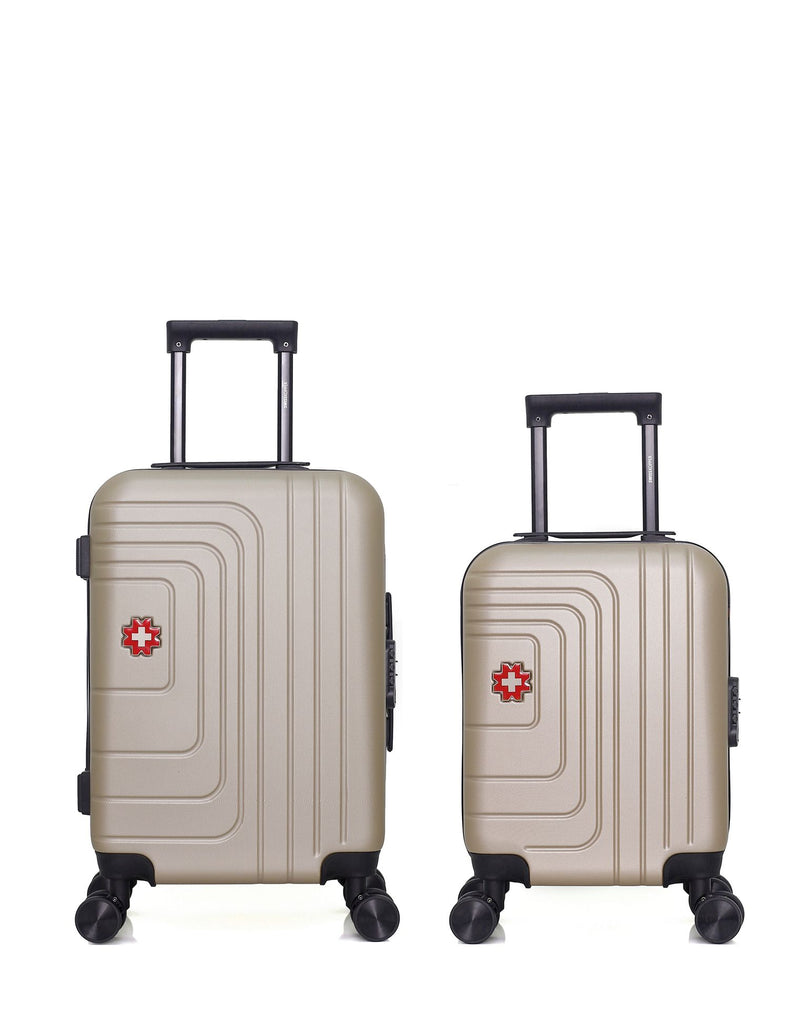 SWISS KOPPER - LOT DE 2 - Valises cabine et cabine XXS RUTI