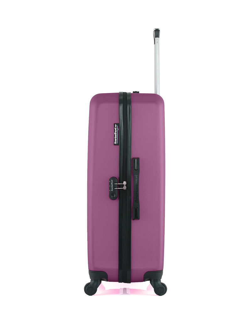 AMERICAN TRAVEL – 4er-Pack – Großer Koffer, mittelgroßer Koffer, Handgepäck und Handgepäck XXS SPRINGFIELD