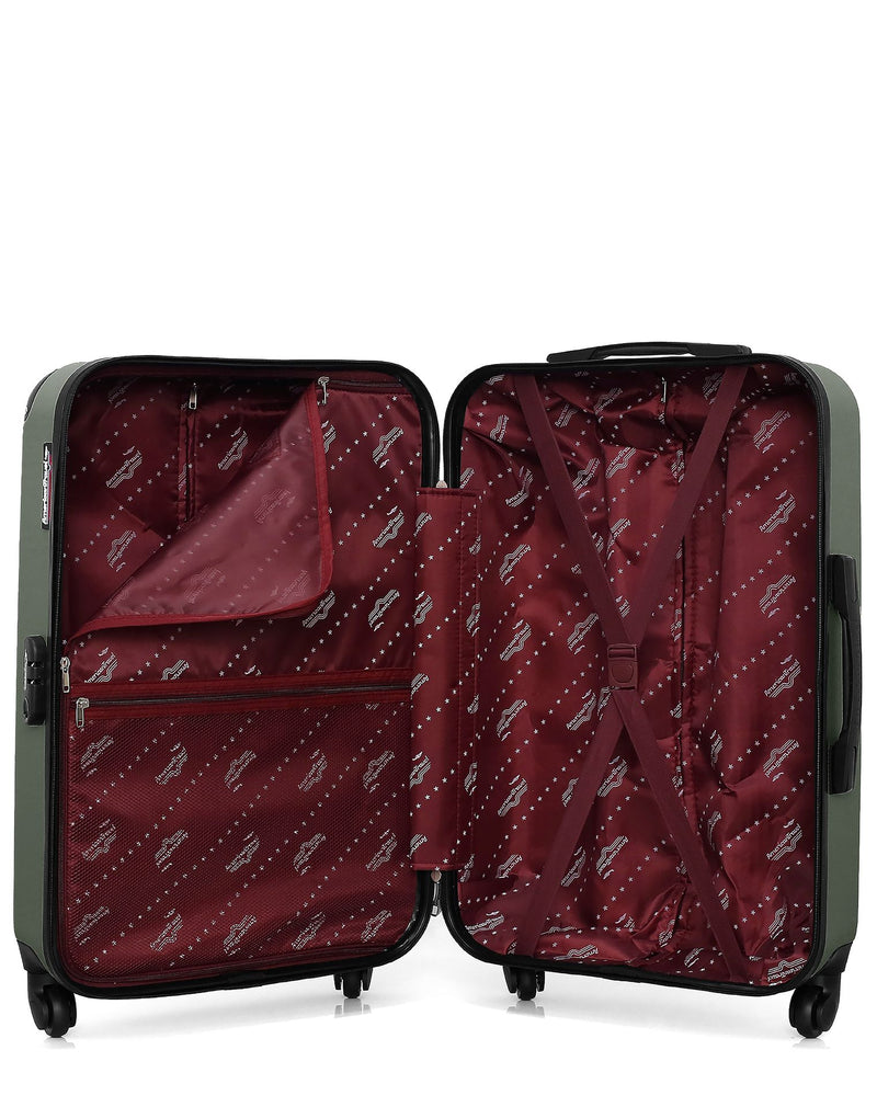 3er-Pack: Mittelgroßer Koffer, Handgepäck und Handgepäck XXS BUDAPEST