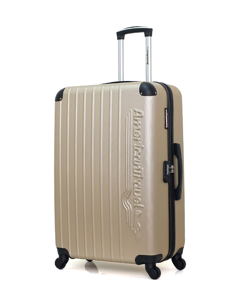 AMERICAN TRAVEL - LOT DE 3 - Valises grand format, weekend et cabine BUDAPEST