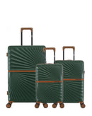 3er-Pack Hartschalenkoffer: Großer Koffer, Handgepäck und Handgepäck XS OAKLAND