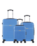 3er-Pack: Mittelgroßer Koffer, Handgepäck und Handgepäck XXS MEMPHIS