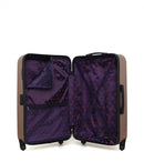 LPB LUGGAGE AGATA - 4-teiliges Gepäckset aus ABS (großes Format, mittleres Format, Handgepäck S und Handgepäck XXS)