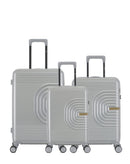 3er-Pack Hartschalenkoffer: Mittelgroßer Koffer, Handgepäck und Handgepäck XS CELIA