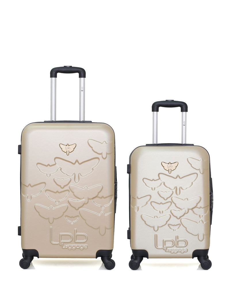 LPB LUGGAGE – 2er-Pack – Mittelgroßer Koffer und Handgepäck AELYS