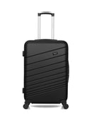 WAVE PARIS - 3er-Pack - Mittelgroßer Koffer, Handgepäck und Handgepäck XXS TIGRE