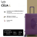4er-Pack Hartschalenkoffer: Großer Koffer, mittelgroßer Koffer, Handgepäck und Handgepäck XS CELIA