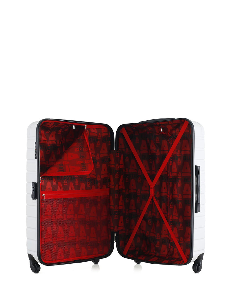 BLUESTAR - 3er-Pack – Großer Koffer, Handgepäck und Handgepäck XXS CITE