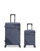 2er-Pack Hartschalenkoffer: Großer Koffer und Handgepäck XS WOHLEN