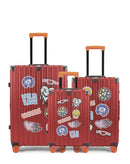 3er-Pack Hartschalenkoffer: Großer Koffer, mittelgroßer Koffer und Handgepäck XS LUGERS