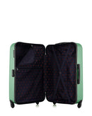 LPB LUGGAGE AGATA - 4-teiliges Gepäckset aus ABS (großes Format, mittleres Format, Handgepäck S und Handgepäck XXS)