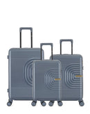 3er-Pack Hartschalenkoffer: Mittelgroßer Koffer, Handgepäck und Handgepäck XS CELIA