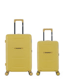 2er-Pack Hartschalenkoffer: Mittelgroßer Koffer und Handgepäck XS CLEVELAND