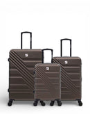3er-Pack Hartschalenkoffer: Großer Koffer, mittelgroßer Koffer und Handgepäck REDWOOD