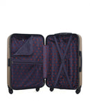 LPB LUGGAGE HAMBOURG - 3-teiliges Gepäckset aus ABS (mittleres Format, Handgepäck S und Beautycase)