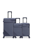 3er-Pack Hartschalenkoffer: Großer Koffer, Handgepäck und Handgepäck XS WOHLEN