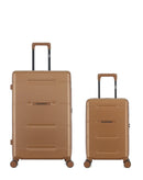 2er-Pack Hartschalenkoffer: Großer Koffer und Handgepäck XS CLEVELAND