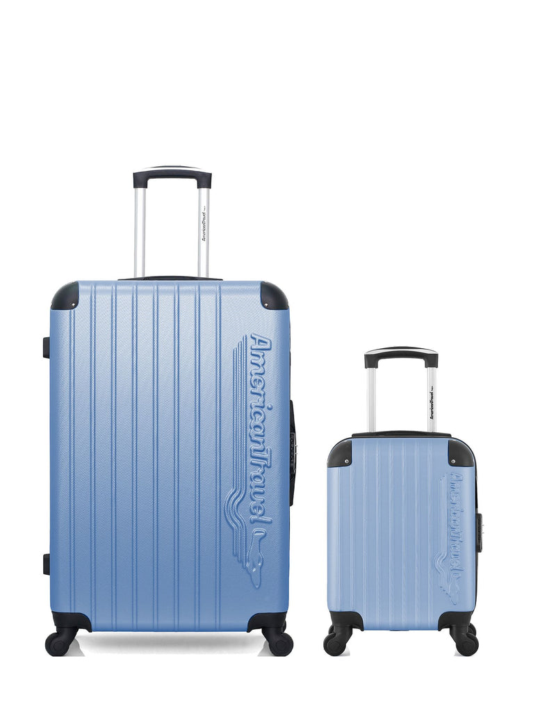 AMERICAN TRAVEL - LOT DE 2 - Valises grand format et cabine XXS BUDAPEST