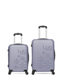 LPB LUGGAGE - 2er-Pack – Mittelgroßer Koffer und Handgepäck ELEONOR