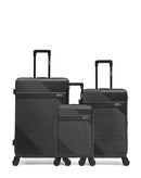 3er-Pack Hartschalenkoffer: Großer Koffer, mittelgroßer Koffer und Handgepäck XS WOHLEN