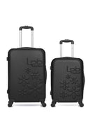 LPB LUGGAGE - 2er-Pack – Mittelgroßer Koffer und Handgepäck ELEONOR