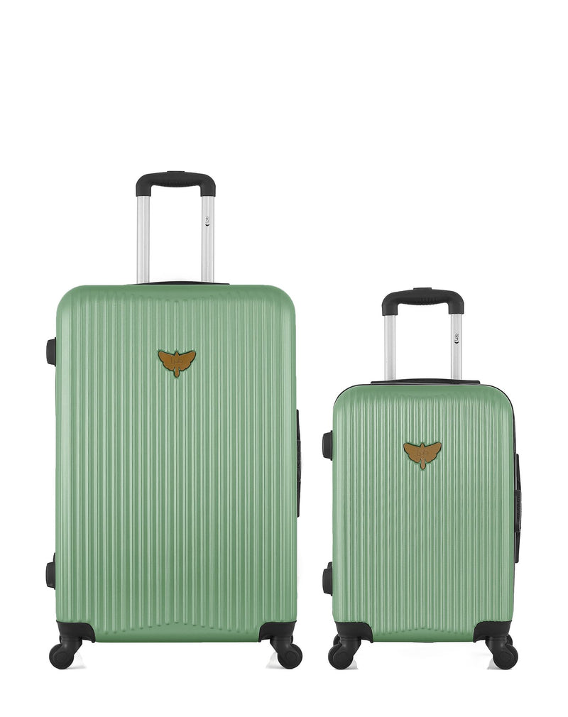 LPB LUGGAGE – 2er-Pack – Großer Koffer und Handgepäck AGATA
