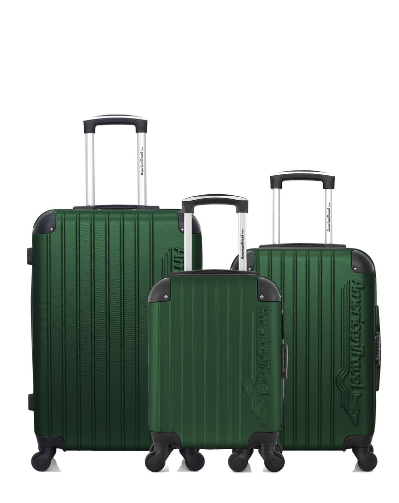 3er-Pack: Mittelgroßer Koffer, Handgepäck und Handgepäck XXS BUDAPEST