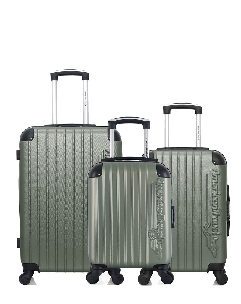 3er-Pack: Mittelgroßer Koffer, Handgepäck und Handgepäck XXS BUDAPEST