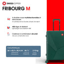 2er-Pack Hartschalenkoffer: Mittelgroßer Koffer und Handgepäck XS FRIBOURG