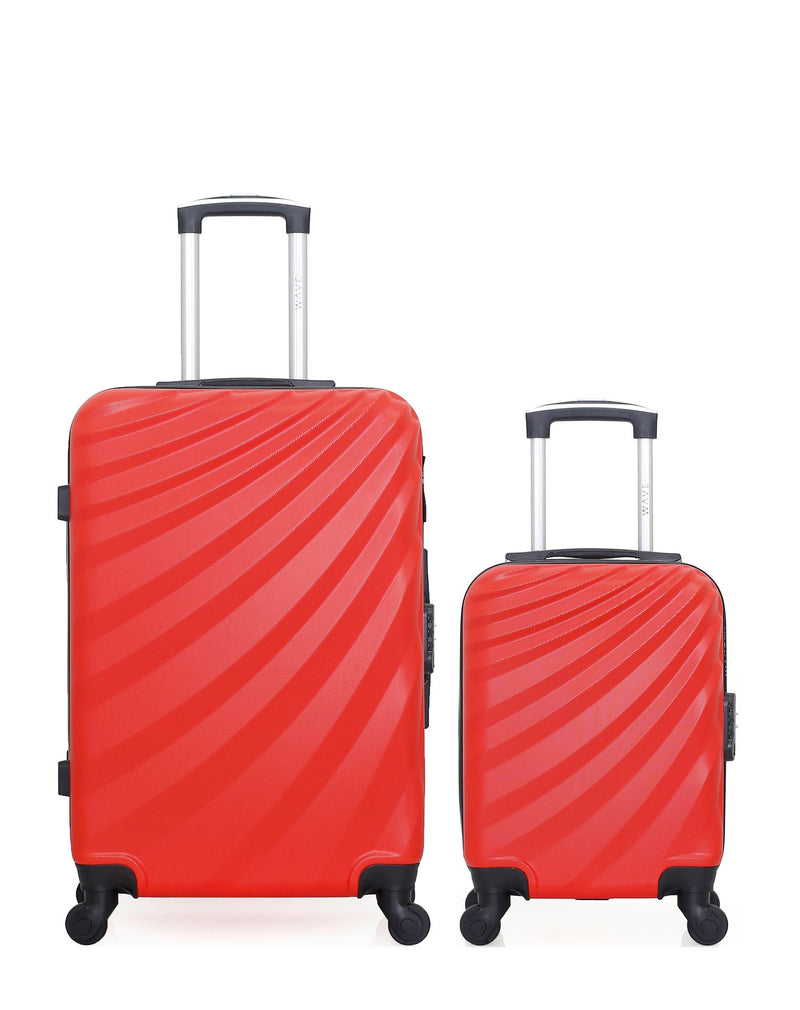 2er-Pack: Mittelgroßer Koffer und Handgepäck XXS DANUBE