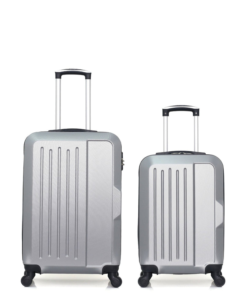 HERO – 2er-Pack – Mittelgroßer Koffer und Handgepäck VESUVIO