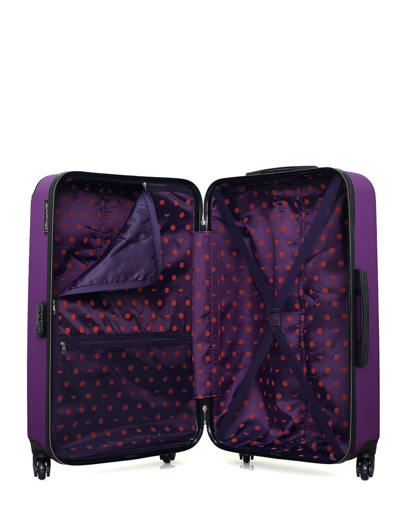 LPB LUGGAGE – 2er-Pack – Großer Koffer und Handgepäck XS AMELIE-A