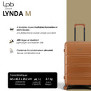2er-Pack Hartschalenkoffer: Mittelgroßer Koffer und Handgepäck XS LYNDA