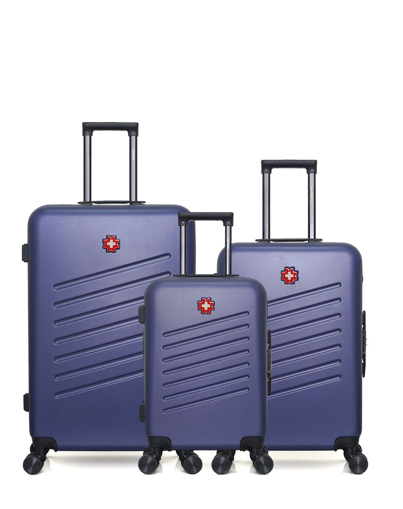 SWISS KOPPER - LOT DE 3 - Valises grand format, weekend et cabine ZURICH