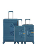 3er-Pack Hartschalenkoffer: Großer Koffer und Handgepäck XS CELIA